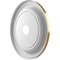 Ekena Millwork PVC Medallion (Canopies up to 13 1/2"), 22"OD x 3 1/2"ID x 1 1/2"P, Metallic Vintage Gold CMP22TRDVG - alternate 3